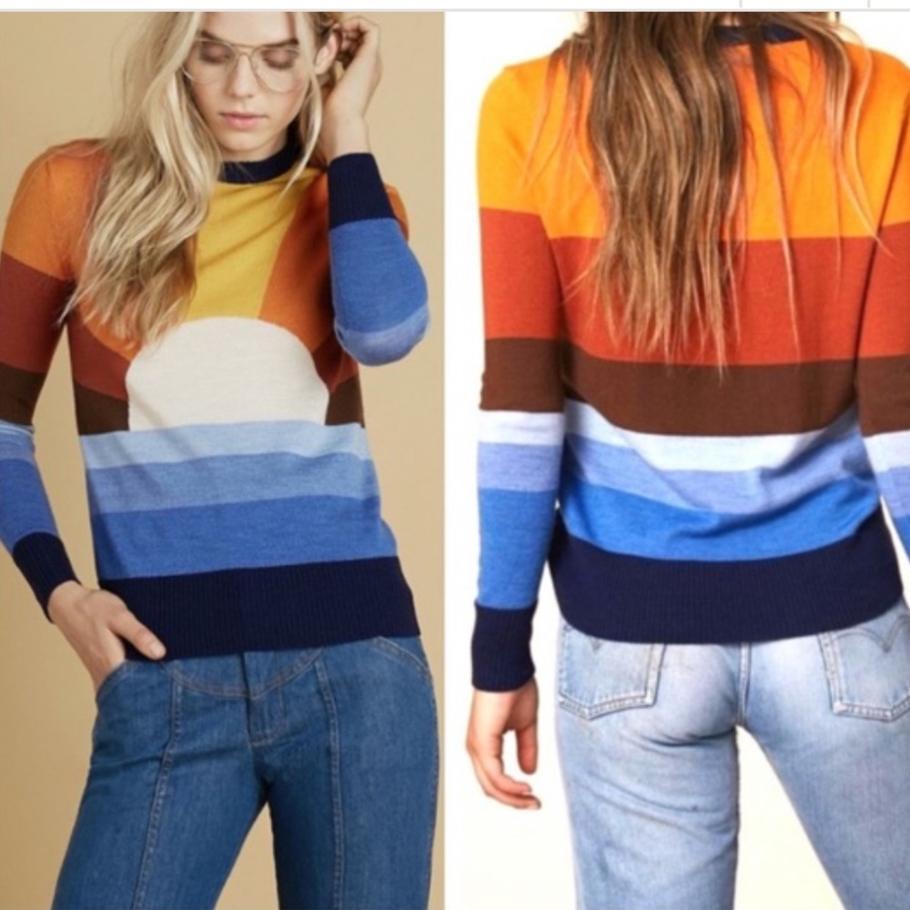 Stoned Immaculate California dreamin Sunset Sweater small